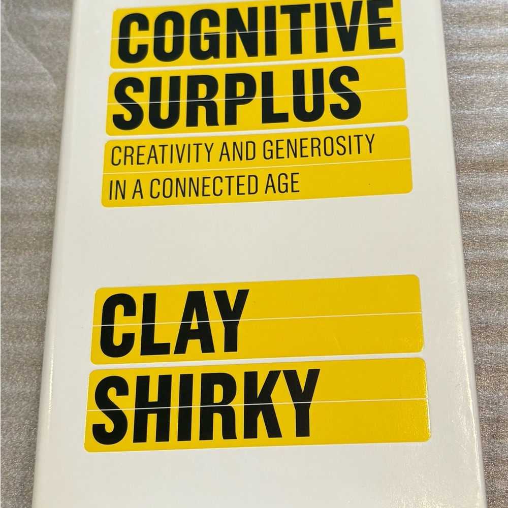 Cognitive Surplus Book by Clay Shirky